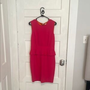 Elegant Red Sleeveless Dress